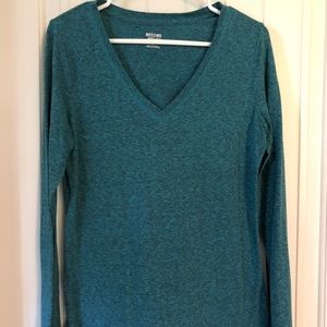 Teal Long Sleeve Tee